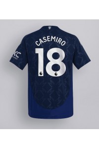 Manchester United Casemiro #18 Voetbaltruitje Uit tenue 2024-25 Korte Mouw